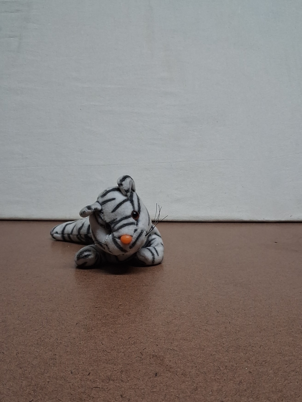 Plush Grey Stripe Cat Toy for Cats - Soft Interactive Pet Plush
